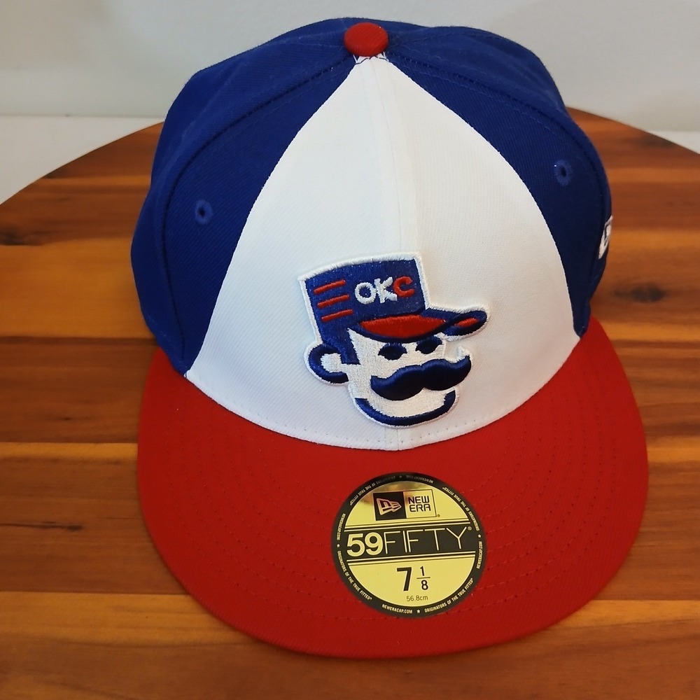 Oklahoma City 89ers Fitted Hat‎ Cap 7 1/8 New Era 59FIFTY MiLB Baseball 2024